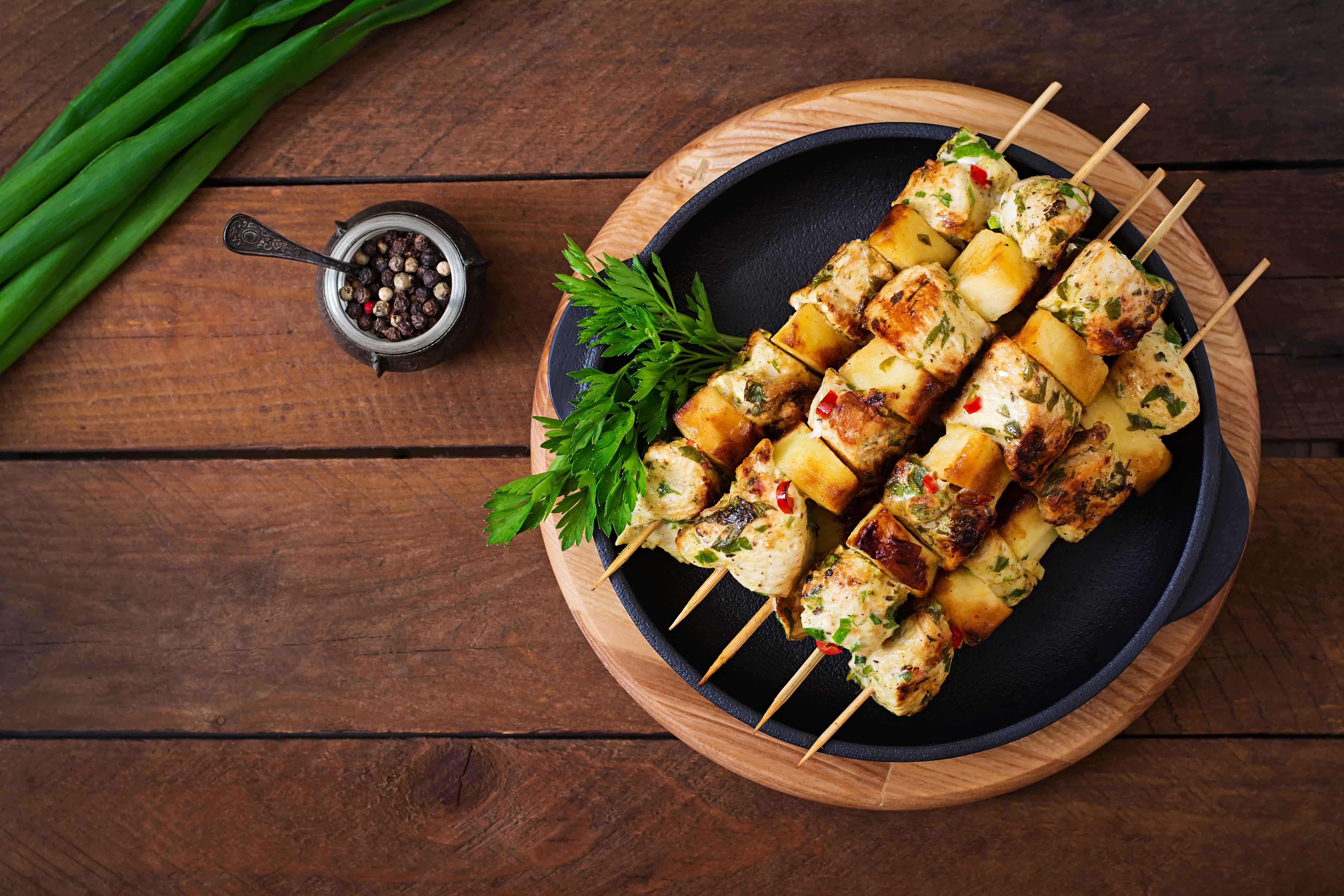 Tandoori Paneer Skewers
